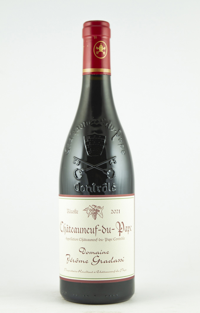 Châteauneuf du pape Jérôme Gradassi 2021 150 cl Rouge