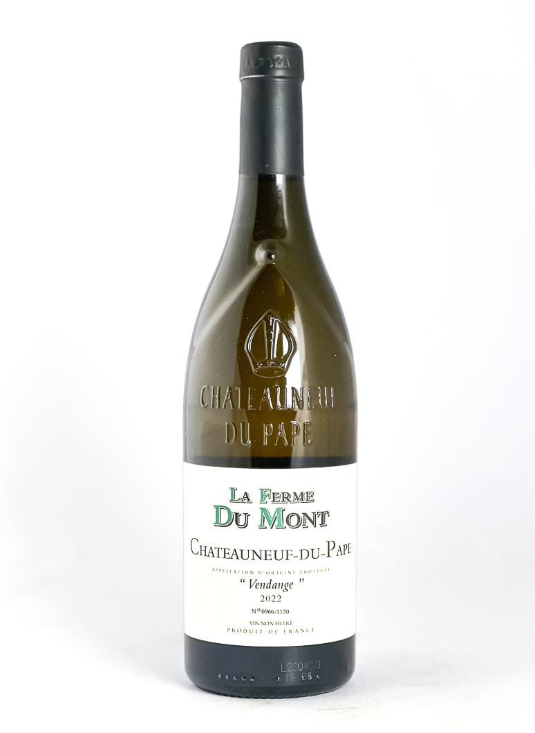 Châteauneuf du pape La Ferme du Mont Vendange  2022 75 cl Blanc