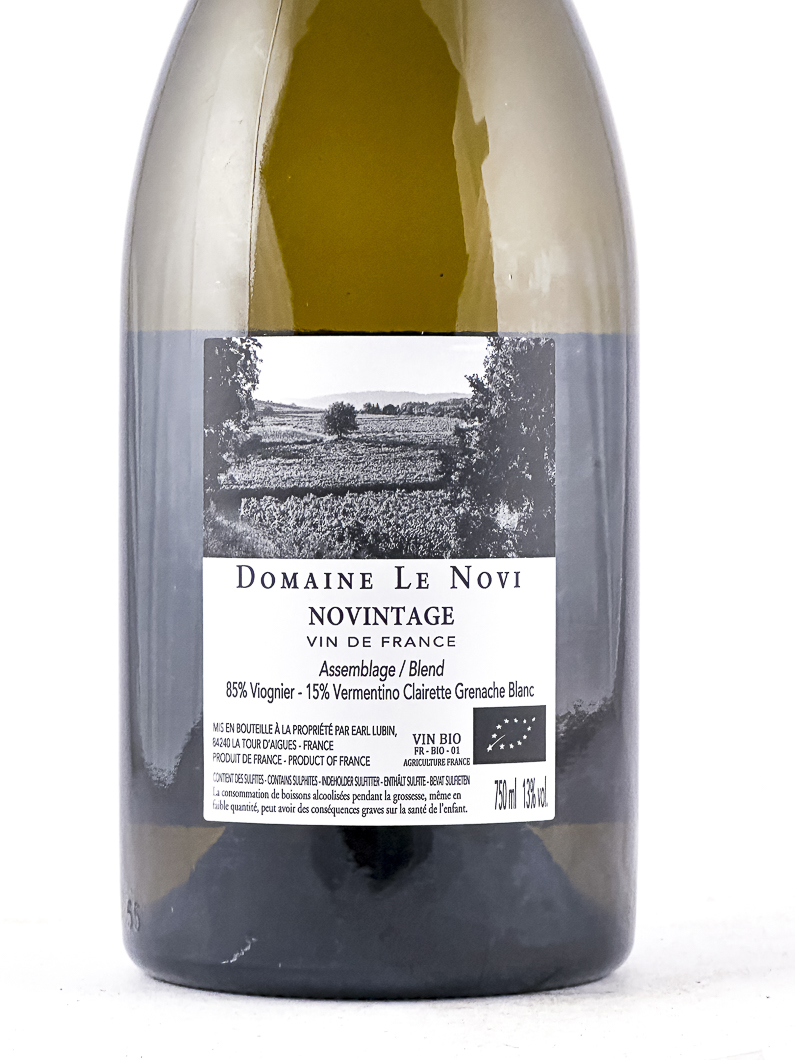AOP Lubéron Le Novi NOVINTAGE BIO 75 cl Blanc