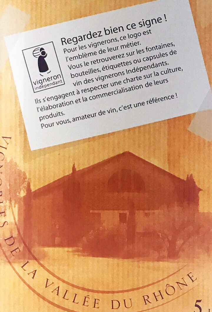 AOP Costières de Nimes La Patience  BIB  5L(cubi)BIO 500 cl Rosé