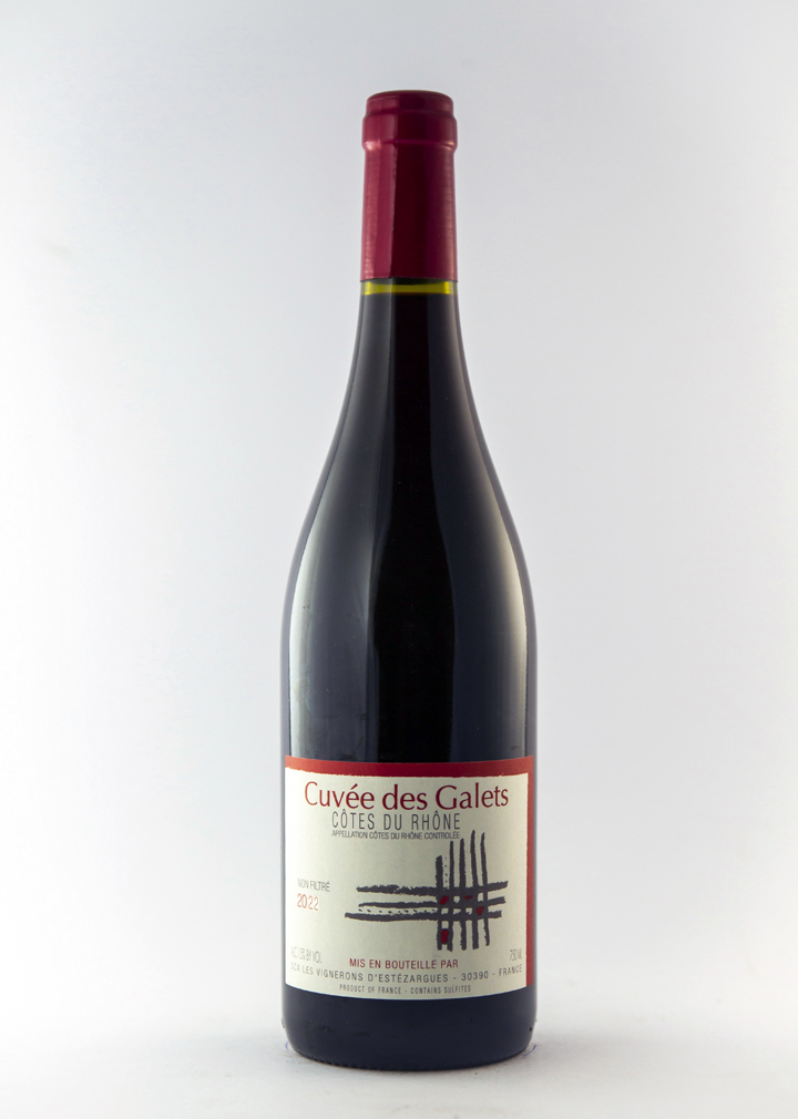 Côtes du Rhône les Vignerons d'Estezargues Cuvée les Galets 2022 75 cl Rouge