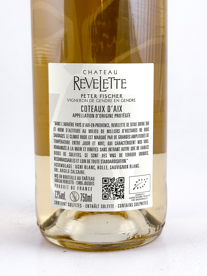 Coteaux d'Aix en Provence Revelette Chateau Revelette  2023 75 cl Blanc