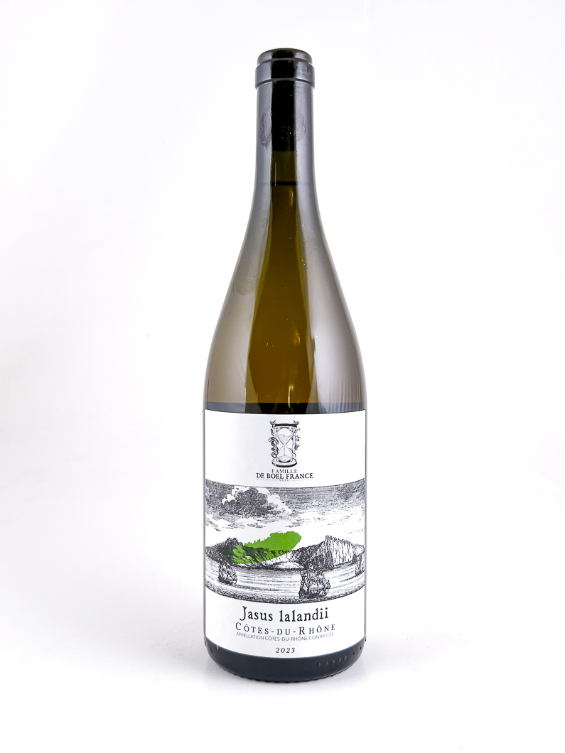Côtes du Rhône de boel france jasus lalandii BIODYNAMIE 2023 75 cl Blanc