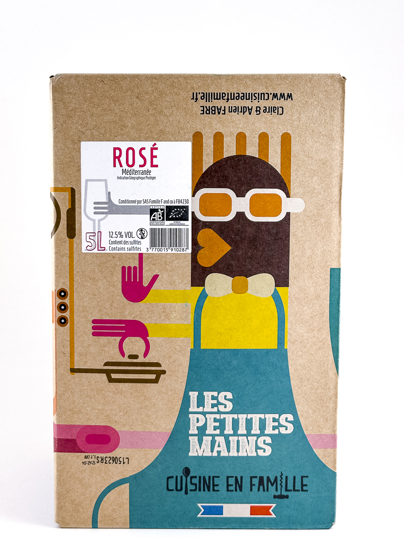 IGP Pont du Gard Cuisine en Famille BIB (cubi) PETITES MAINS 500 cl Rosé