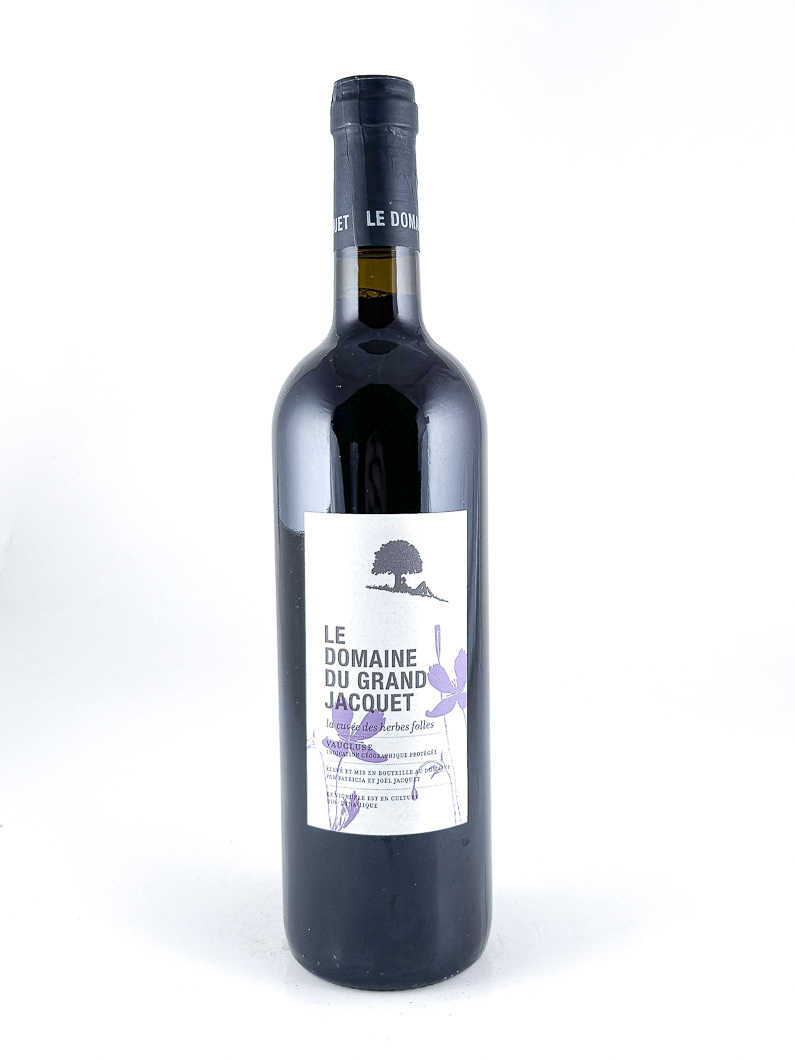 IGP Vaucluse, ventoux Le Grand Jacquet Les herbes folles bio 2022 75 cl Rouge