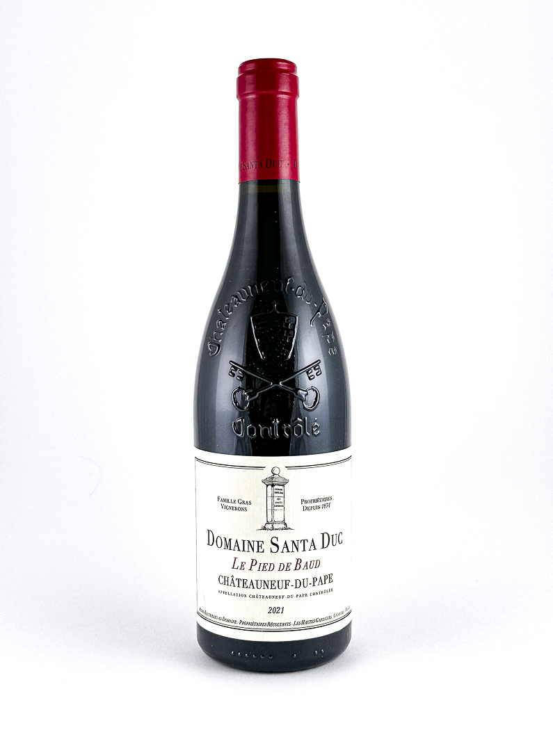 Châteauneuf du pape Santa Duc Le Pied de Baud, BIO, Biodynamie 2021 75 cl Rouge