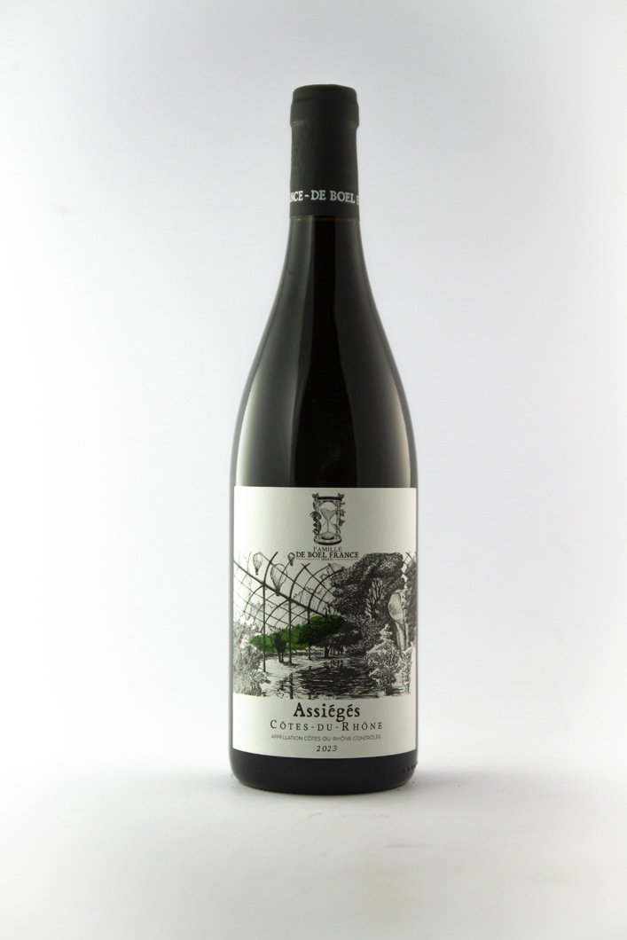 Côtes du Rhône de boel france Assiégés BIO 2023 150 cl Rouge