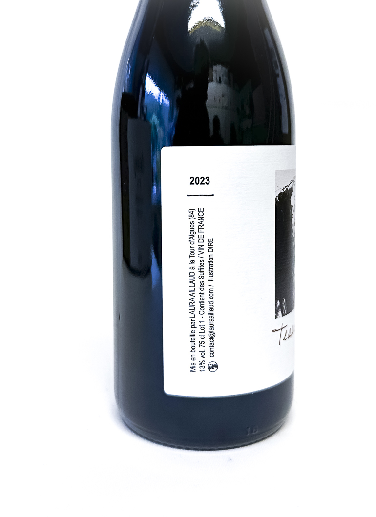 Vin de France Laura Aillaud Terre à Terre, BIO 2023 75 cl Rouge