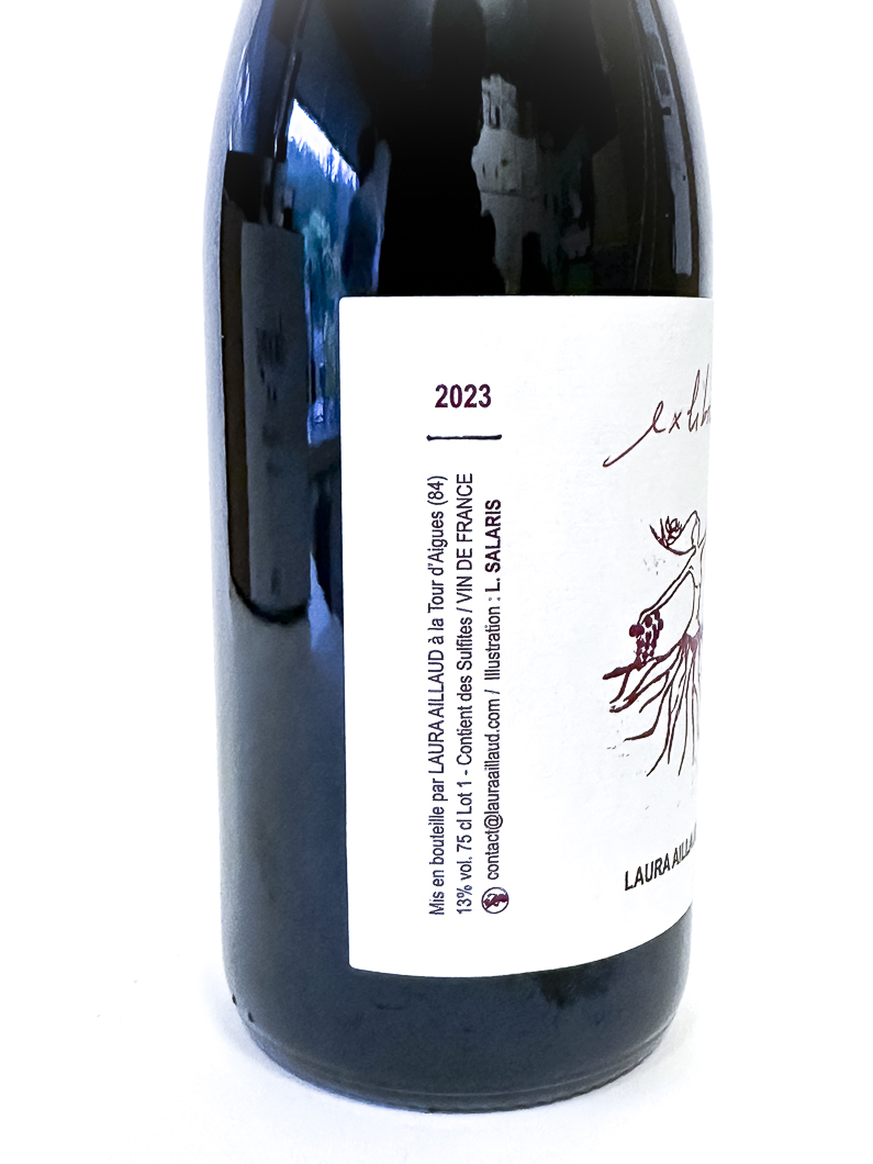 Vin de France Laura Aillaud Exlibris, BIO 2023 75 cl Rouge
