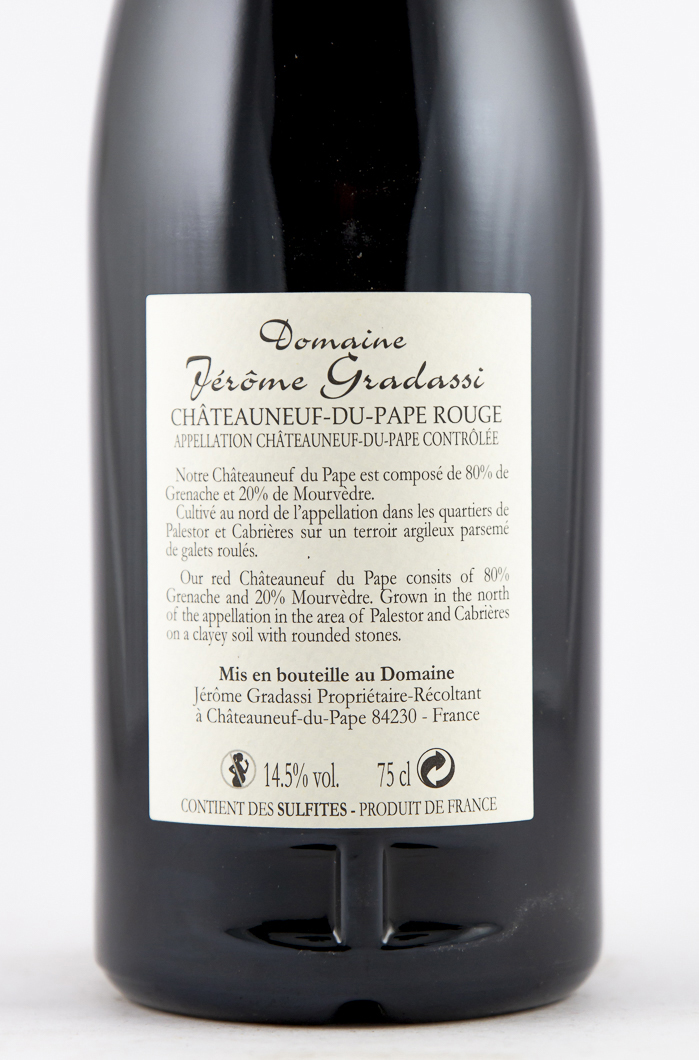 Châteauneuf du pape Jérôme Gradassi 2022 75 cl Rouge