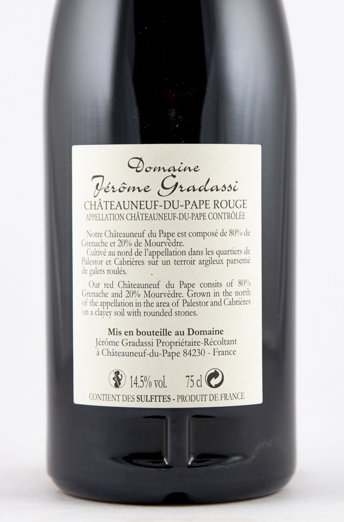 Châteauneuf du pape Jérôme Gradassi 2023 75 cl Rouge