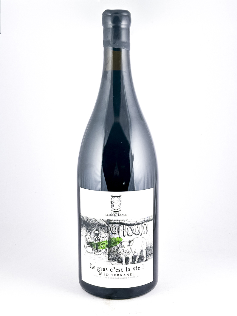 IGP mediterranée de boel france le gras c'est la vie BIO 2023 300 cl Rouge
