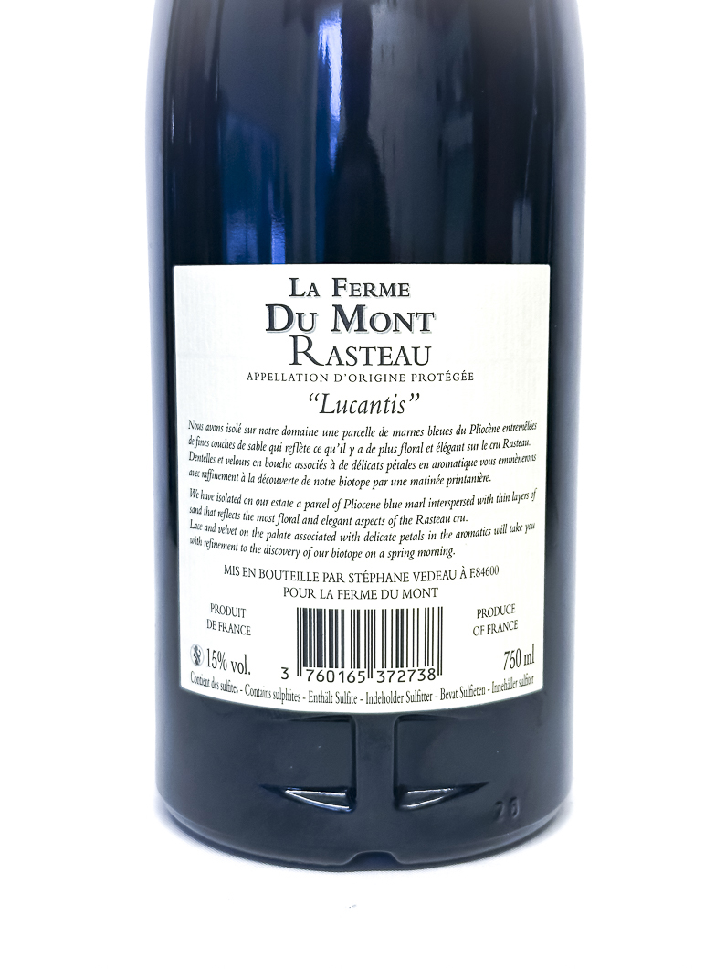 Rasteau La Ferme du Mont lucantis 2022 75 cl Rouge