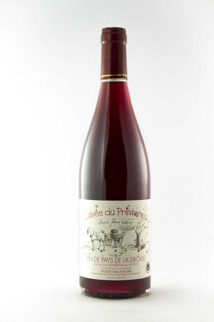 Vin de pays de la Drôme Le Moulin Cuvée du Printemps, HVE 2024 75 cl Rouge