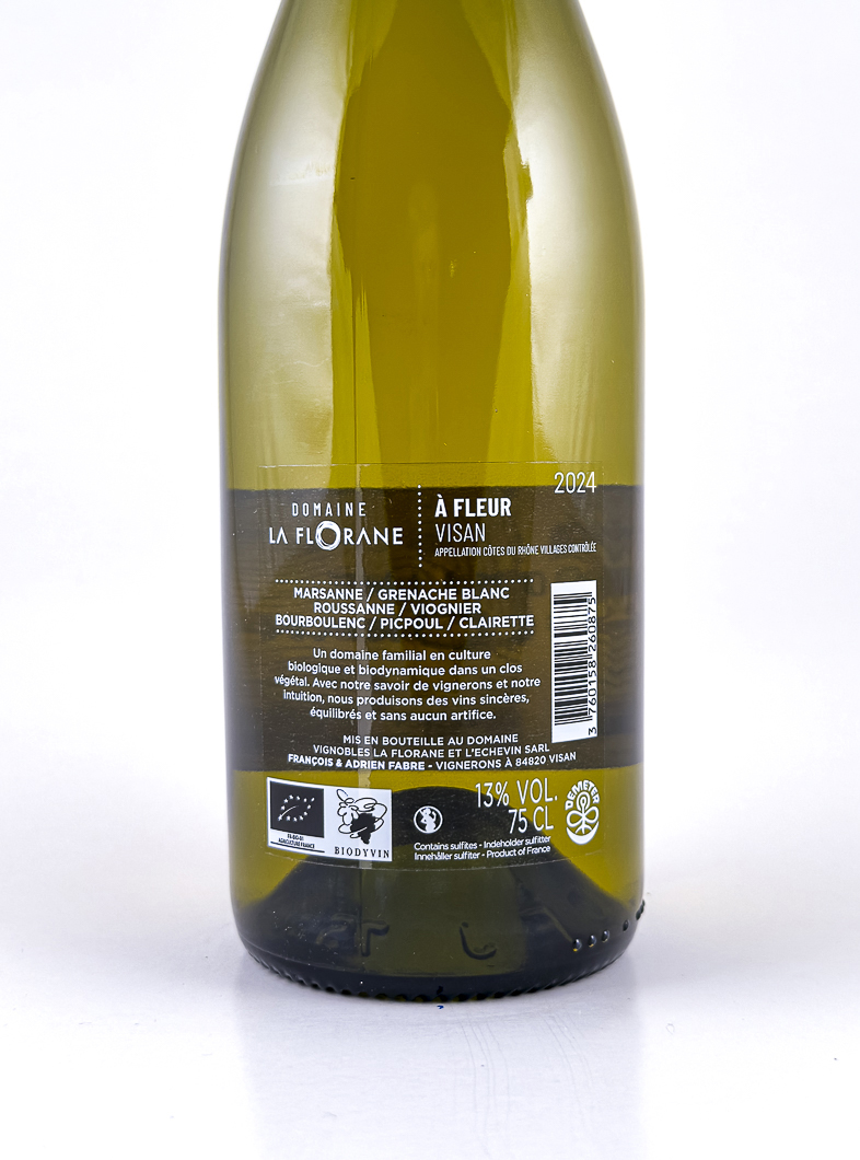 CDR Villages AOC - Visan La Florane A Fleur  BIO 2024 75 cl Blanc