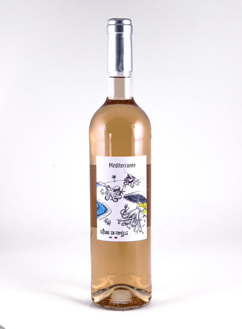 Vin de France Cuisine en Famille Les bras m'en tombent BIO 2024 75 cl Rosé