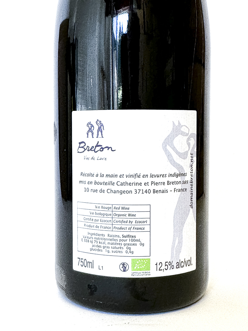 Loire, Bourgueil AOC Breton Clos Sénéchal, BIO 2021 75 cl Rouge