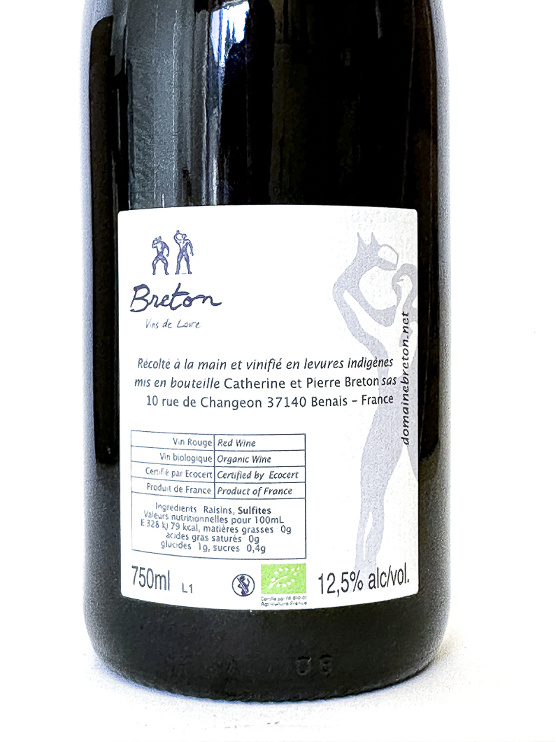 Loire, Chinon AOC Breton Beaux Monts, BIO 2023 75 cl Rouge