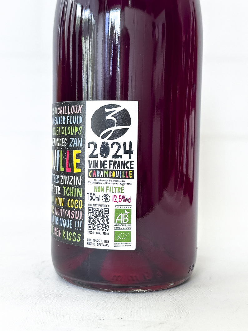 Vin de France les Vignerons d'Estezargues CARAMBOUILLE BIO 2024 75 cl Rouge