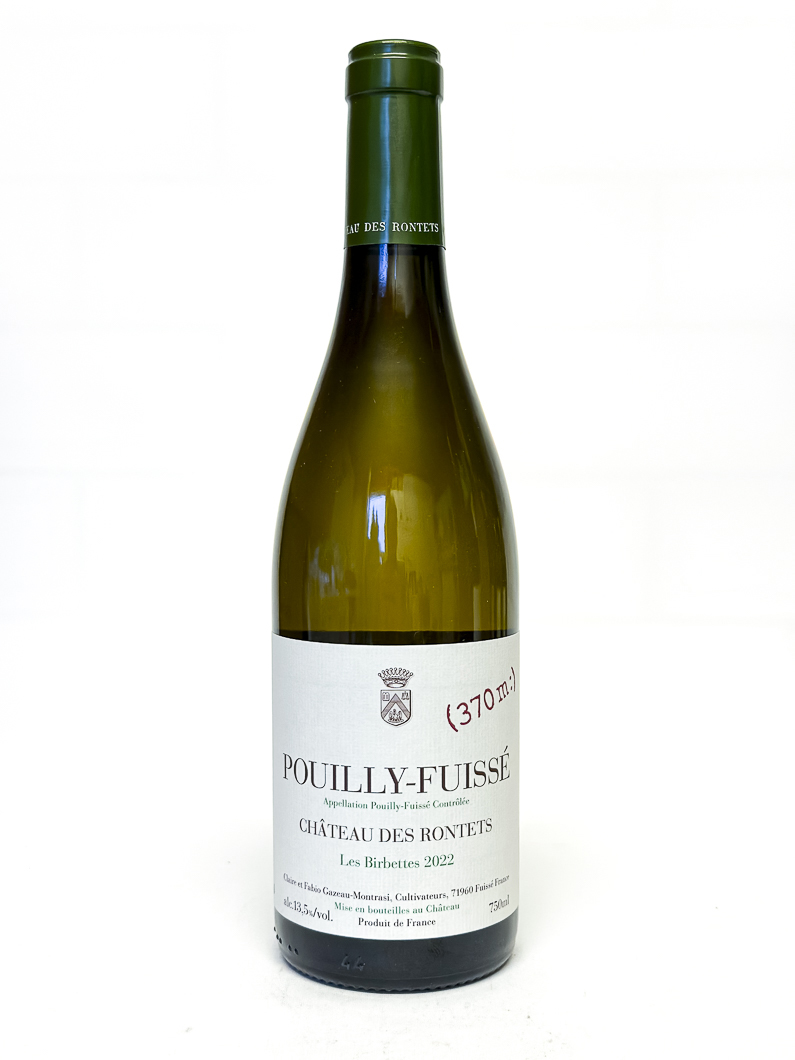 pouilly fuissé chateau des rontets les birbettes BIO 2022 150 cl Blanc