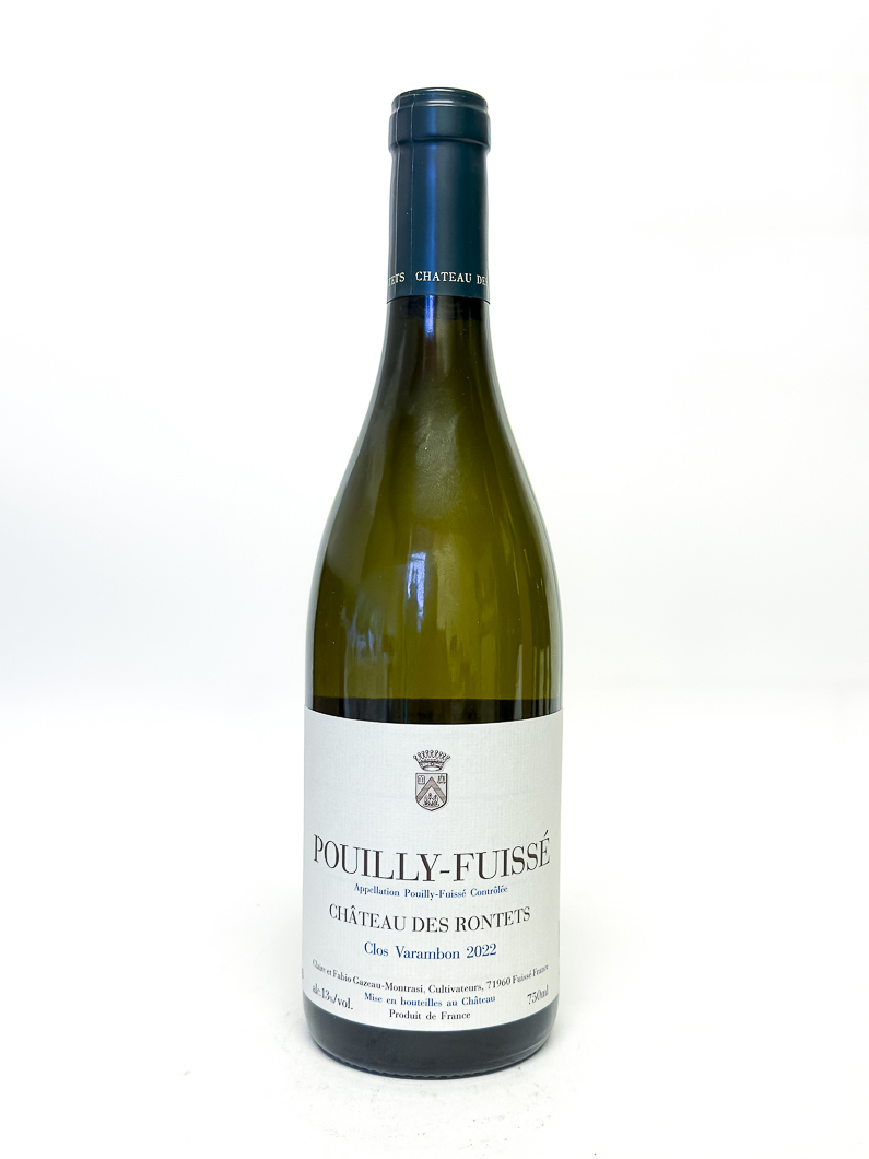poully fuissé chateau des rontets varambon BIO 2022 75 cl Blanc