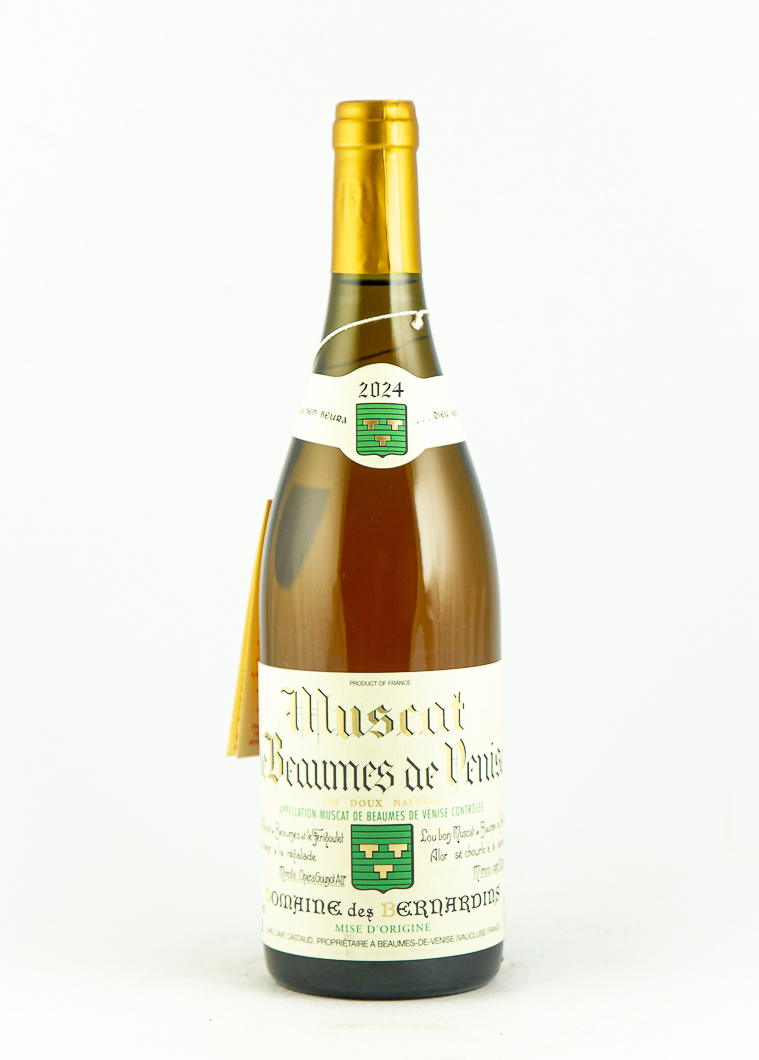 Beaumes de Venise Les Bernardins muscat conversion bio 2024 150 cl Moelleux