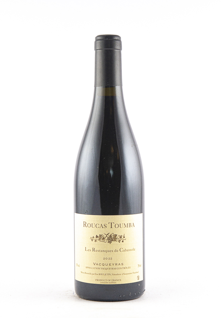 Vacqueyras Roucas Toumba Les Restanques de Cabassole BIO 2022 150 cl Rouge