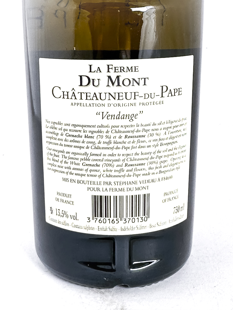collines rhodaniennes La Ferme du Mont Jeaninne 2024 75 cl Blanc