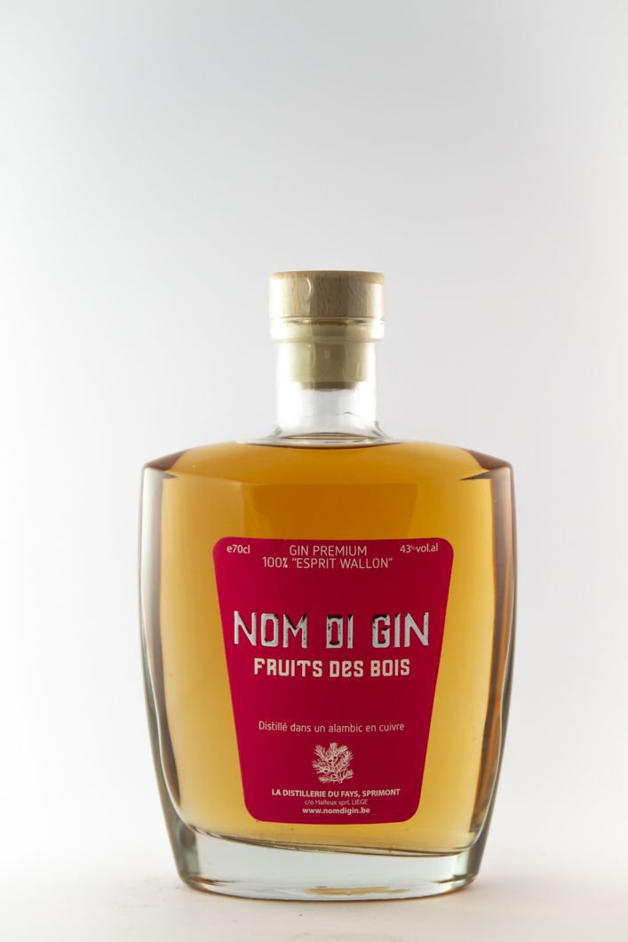 Gin Halleux Nom Di Gin fruits des bois70 cl alcool