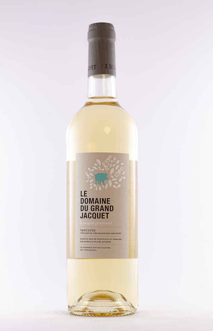 IGP Vaucluse Le Grand Jacquet Le Sanglier Gourmand BIO 2020 75 cl Blanc