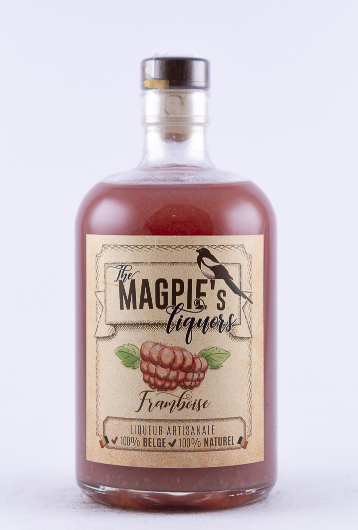 Black Bird, distillerie de namur, magpie framboise alcool
