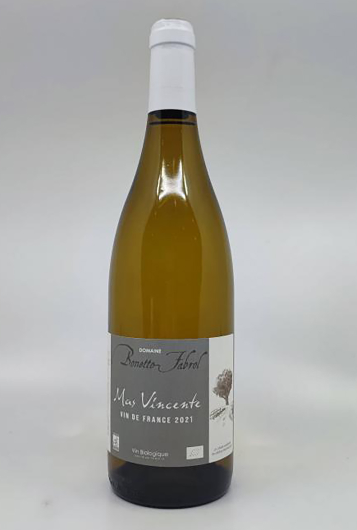 IGP Bonetto Fabrol Mas Vincente BIO 2021 75 cl Blanc