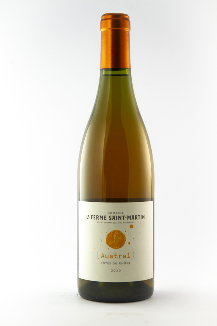 Beaumes de Venise La Ferme Saint-Martin Austral, macération BIO 2020 75 cl Orange