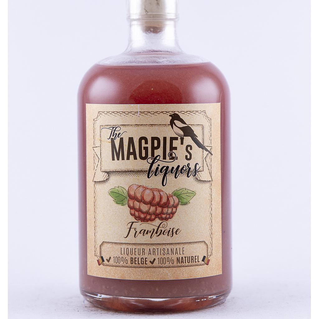 Black Bird, distillerie de namur, magpie framboise alcool