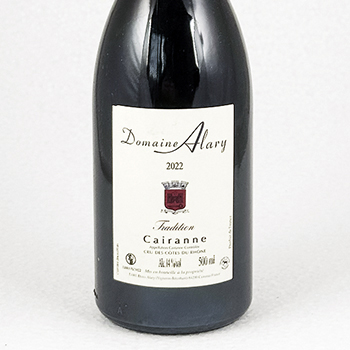 Cairanne Denis et Daniel Alary  Cairanne Tradition BIO 2022 50 cl Rouge